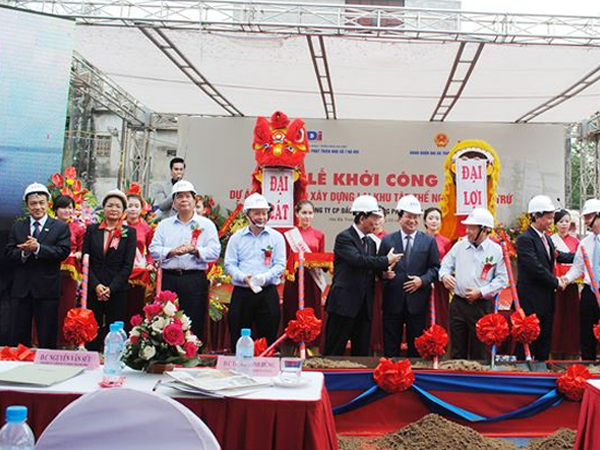 Lễ khởi công xây dựng dự án Cải tạo Xây dựng lại khu tập thể Nguyễn Công Trứ
